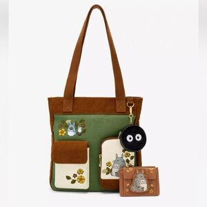 Studio Ghibli® My Neighbor Totoro Floral Tote Bag & Wallet Set